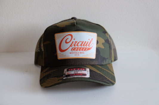 Circuit Coffee 8 Year Camo Trucker