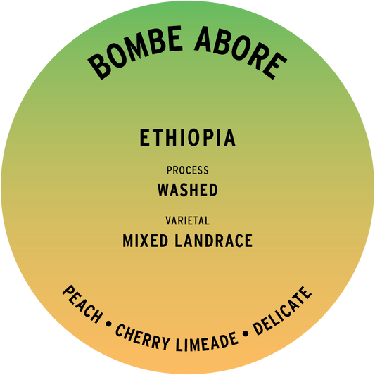 Ethiopia Bombe Abore coffee bag