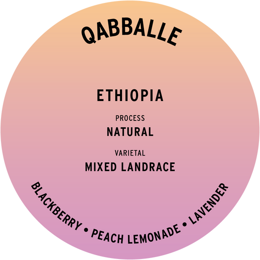Ethiopia Qabballe coffee bag